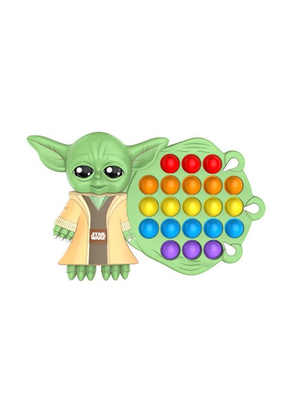 Yoda Stili Sıcak Pop It Fidget Oyuncak Yetişkin Oyuncak Amerika Silikon Oyuncak Hediye (Yurt Dışından)
