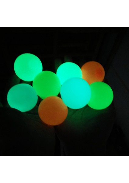 8 Adet Tarzı 8 Adet Luminous Yapışkan Duvar Topu Oyuncakları Yapışkan Duvar Topu Emme Duvar Luminous Oyuncak Top Çocuk Yetişkin Topu Oyuncak (Yurt Dışından)