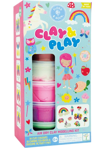 Clay And Play Hava Ile Kuruyan Kil Seti/ Rainbow Fairy