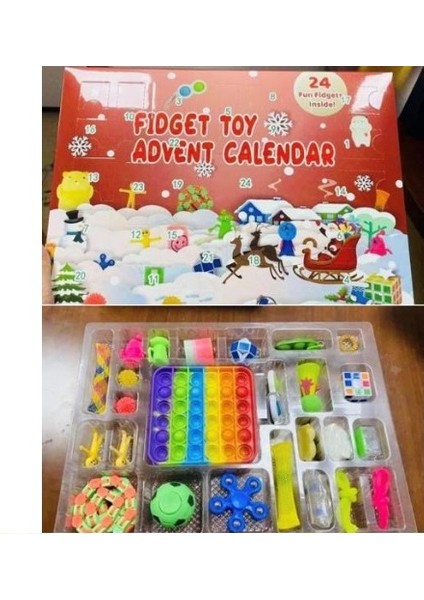 Ordu Yeşili Tarzı 55 Stiller Oyuncaklar Paketi Sürpriz Noel Hediye Kutusu Basit Dimple Yenilik Hediyeler (Yurt Dışından)