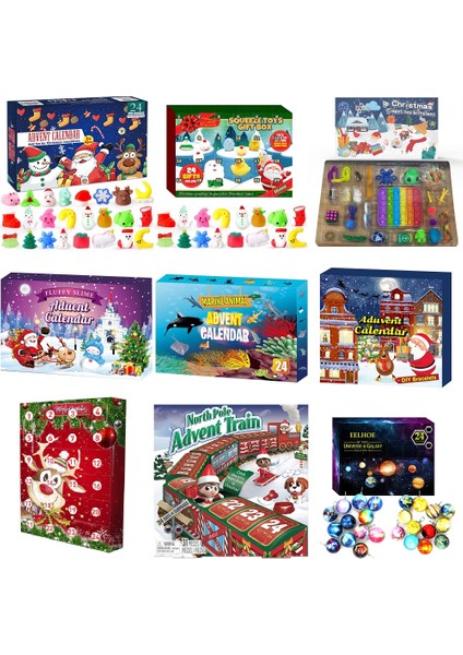 Gezegen Kolye Tarzı 55 Stiller Oyuncaklar Paketi Sürpriz Noel Hediye Kutusu Basit Dimple Yenilik Hediyeler (Yurt Dışından)