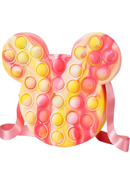 Fensekonglong Tarzı Yeni Gelen Silikon Kalem Kutusu Pop It Bozuk Para Cüzdanı Kawaii Basit Cırcır Kırtasiye Çantası Duyusal Bozuk Para Cüzdanı Pop It Dikkat Oyuncağı (Yurt Dışından)