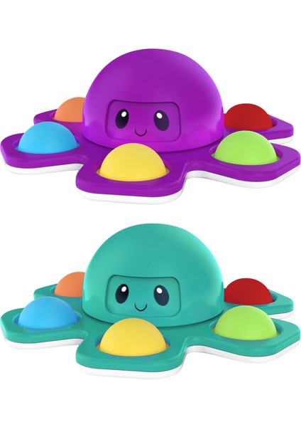 2 Adet K Tarzı Fidget Pops Its Basın Balon Süper Yüz Değiştirme -Anksiyete Oyuncakları Basit Dimple Popet Oyuncak Çocuklar Yetişkinler Için Popsits (Yurt Dışından)