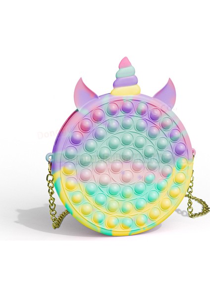 LK-283-38-F1E5T Stili Yeni Gelen Silikon Kalem Kutusu Pop It Bozuk Para Cüzdanı Kawaii Basit Cırcır Kırtasiye Çantası Duyusal Bozuk Para Cüzdanı Pop It Dikkat Oyuncağı (Yurt Dışından)