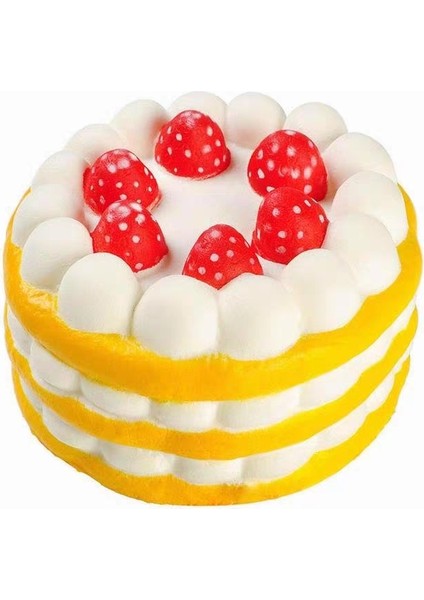 Sarı Kek 11CM Stili Yeni Jumbo Sevimli Patlamış Mısır Kızarmış Patates Panda Squishy Kek Geyik Sütü Sıkma Oyuncaklar Yavaş Yükselen Krem Kokulu streld Çocuk Bebek Oyuncak (Yurt Dışından)