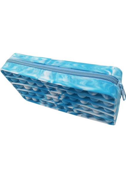 LK-283-43-YUB Stili Yeni Gelen Silikon Kalem Kutusu Pop It Bozuk Para Cüzdanı Kawaii Basit Cırcır Kırtasiye Çantası Duyusal Bozuk Para Cüzdanı Pop It Dikkat Oyuncağı (Yurt Dışından)