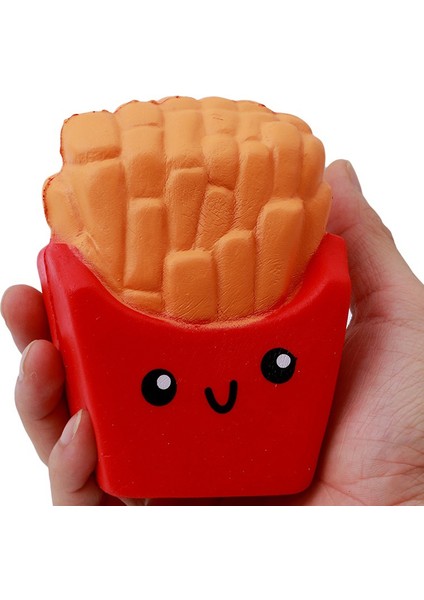 Kırmızı 10.5cm Tarzı Yeni Jumbo Sevimli Patlamış Mısır Kızarmış Patates Panda Squishy Kek Geyik Sütü Sıkma Oyuncaklar Yavaş Yükselen Krem Kokulu streld Çocuk Bebek Oyuncak (Yurt Dışından)