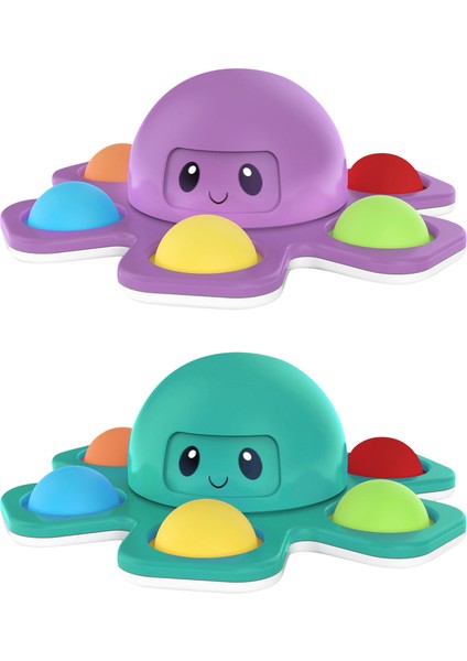 2 Adet E Tarzı Fidget Pops Its Basın Balon Süper Yüz Değiştirme -Anksiyete Oyuncakları Basit Dimple Popet Oyuncak Çocuklar Yetişkinler Için Popsits (Yurt Dışından)