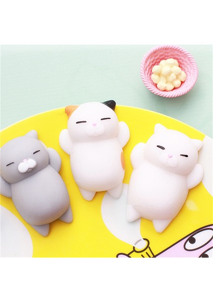 Ben 1 Adet Rastgele Stil Stili Sıkma Oyuncakları Telefon Askısı Mini Yumuşak Silikon El Sıkma Hayvan Kedi Kawaii Kauçuk Sıkma Oyuncak (Yurt Dışından)
