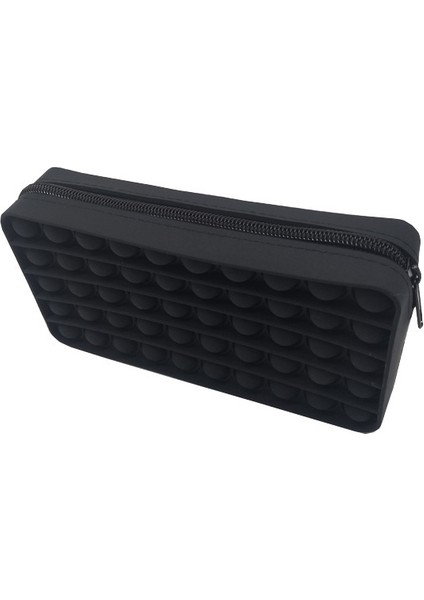 LK-283-51-WQCZ9 Stili Yeni Gelen Silikon Kalem Kutusu Pop It Bozuk Para Cüzdanı Kawaii Basit Cırcır Kırtasiye Çantası Duyusal Bozuk Para Cüzdanı Pop It Dikkat Oyuncağı (Yurt Dışından)