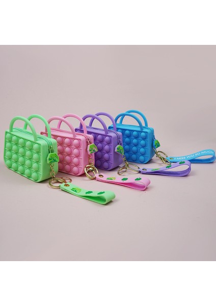 E Stili Titre: Fidget Bolsa Popper It Çanta Itme Kabarcık Kare Cüzdan Poppet El Çantası Duyusal Popete Silikon Bozuk Para Cüzdanı Kız Arkadaş Hediye (Yurt Dışından) modelleri