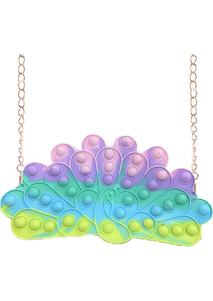 LK-283-61-SC2 Stili Yeni Gelen Silikon Kalem Kutusu Pop It Bozuk Para Cüzdanı Kawaii Basit Cırcır Kırtasiye Çantası Duyusal Bozuk Para Cüzdanı Pop It Dikkat Oyuncağı (Yurt Dışından)