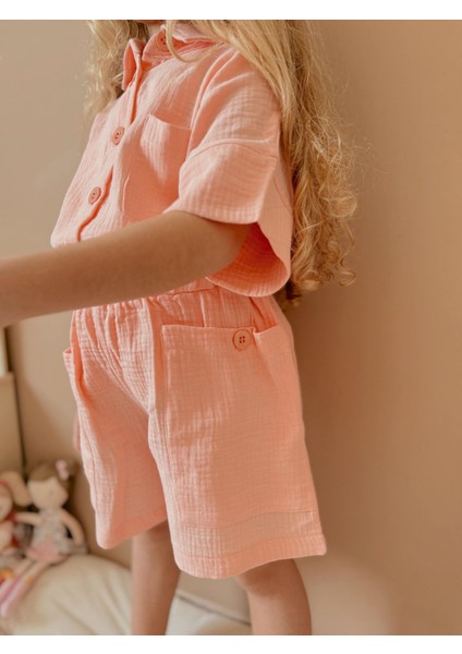 Kız Çocuk Müslin Kumaş Gömlekli Takım fırsatları