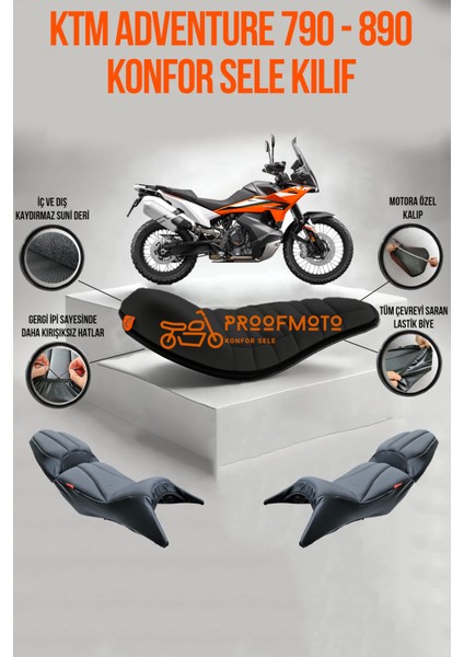 Ktm Adventure 790 - 890 Konfor Sele Kılıf