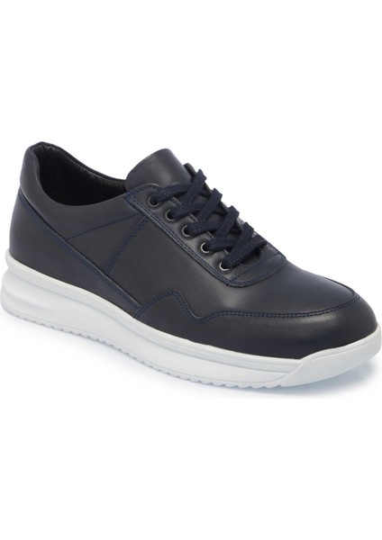 Siyah Deri Erkek Sneaker - E25I1AY57305-A23