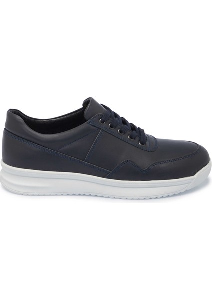 Siyah Deri Erkek Sneaker - E25I1AY57305-A23