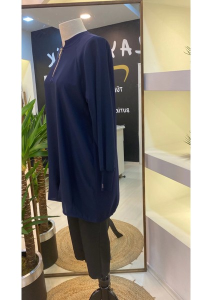 Invee Tunik Lacivert 6899