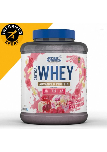 Critical Whey Protein 2000 gr Beyaz Çikolata Ahududu Aromalı