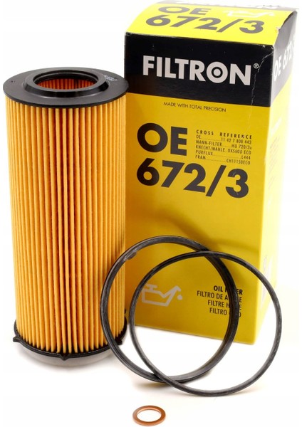 Bmw X5 E70 40D 306HP N57 Dizel Yağ Filtresi 2010-2012 Filtron