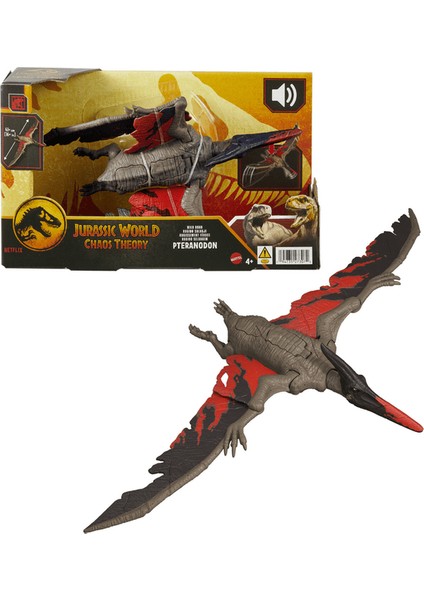 Jurassic World Chaos Theory Pteranodon Figürü – Sesli ve Hareketli Dinozor Oyuncağı (4+ Yaş) 28CM