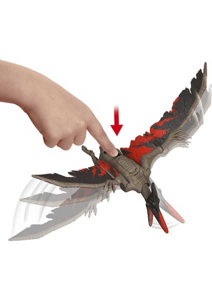 Jurassic World Chaos Theory Pteranodon Figürü – Sesli ve Hareketli Dinozor Oyuncağı (4+ Yaş) 28CM modelleri