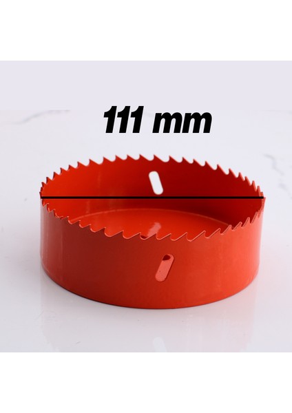 Bi Metal Panç Ø 111 mm Delik Açma Alçıpan Ahşap Pvc Delme Testeresi Adaptörsüz 1 Adet fiyatları