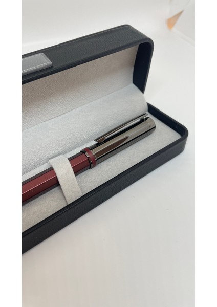 Elegance Series Midnight Gleam Deri Kutulu Kahverengi Roller Imza Kalemi fiyatları