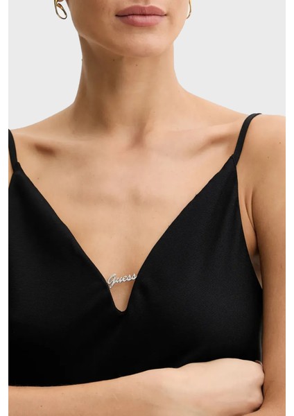 Caroline Regular Fit V Yaka Logolu Top W5GH58WGLD2 Bayan Top W5GH58 Wgld2 Jblk fırsatları