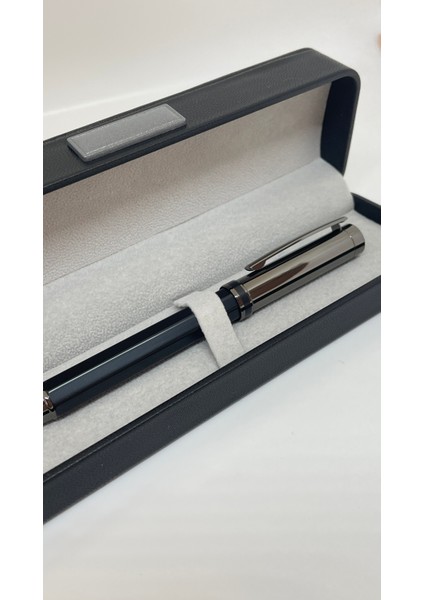 Elegance Series Midnight Gleam Deri Kutulu Siyah Roller Imza Kalemi fiyatları