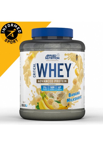 Critical Whey Protein 2000 gr Muz Aromalı