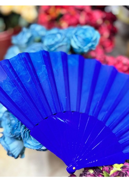 Plastik Yelpaze Mavi
