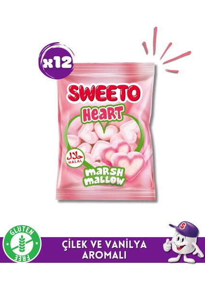 Marshmallow Heart 30GR x 12