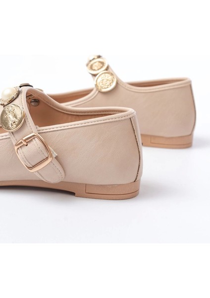 İNF-6363 Nut Baret Tokalı Günlük Bayan Ayakkabı fiyatları