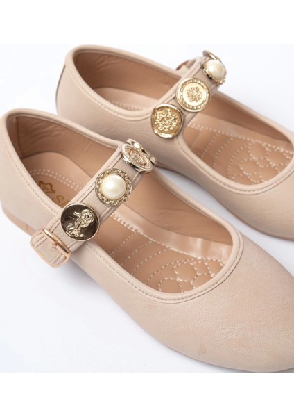 İNF-6363 Nut Baret Tokalı Günlük Bayan Ayakkabı fırsatları