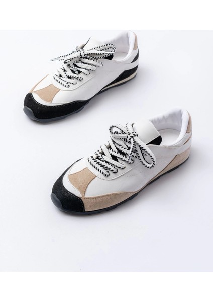 Rs-02 Beyaz Garni Ince Taban Günlük Spor Ayakkabı modelleri