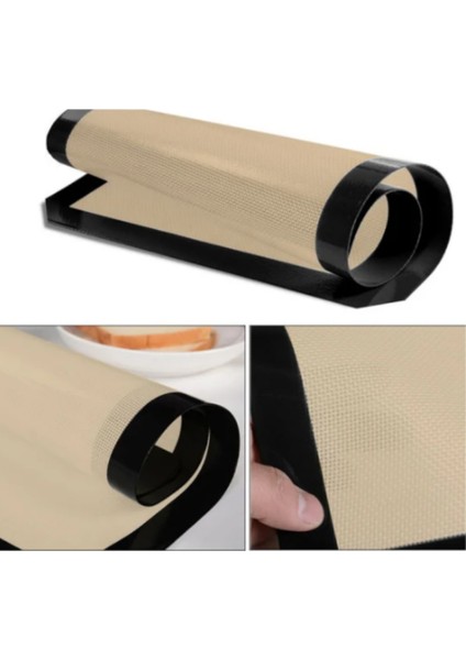 Silikon Yanmaz Yapışmaz Pişirme Matı 40*30 cm Gıdaya Uyumlu