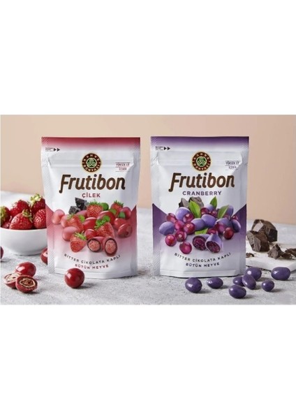 Frutibon Cranberry Bitter 50 gr Ve Frutibon Çilek 50 gr fiyatları