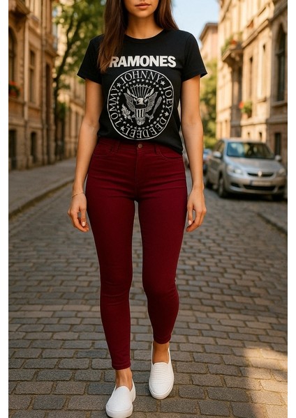 Gabardin Kumaş Yüksek Bel Pantolon 90CM Bel 38CM