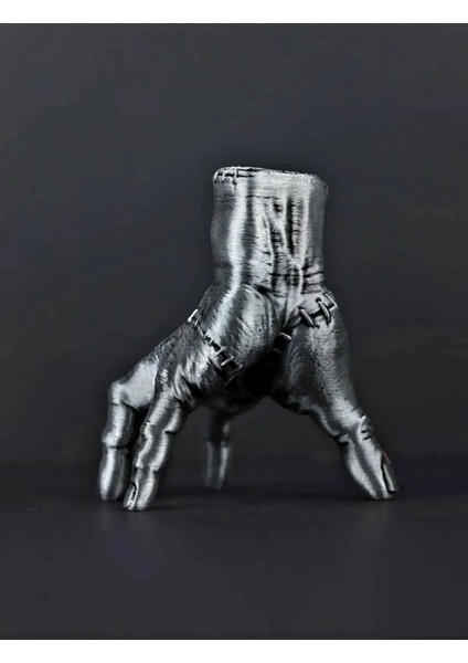 Wednesday Thing Şey El Figür Büst 15 cm Siyah Metal modelleri