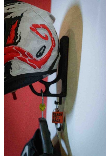 Duvar Tipi Kask Tutacağı