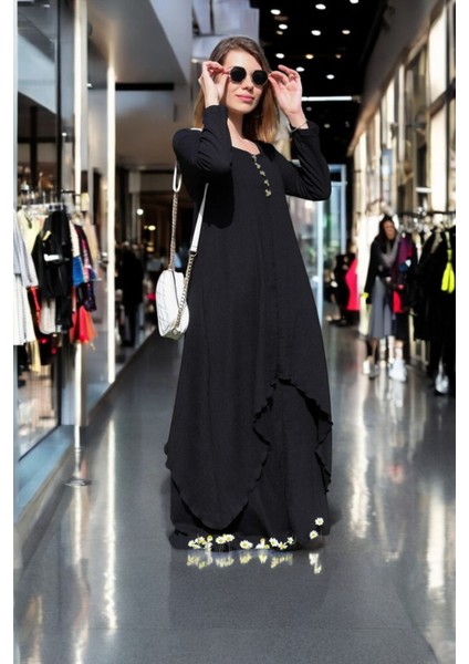 Günlük Salaş İki Katlı Elbise modelleri