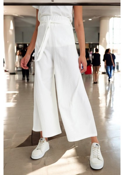 Yazlık Kemerli Şavar Pantolon indirimleri