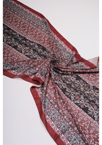 Desenli Silk Licra Şal - Desen-05 - Renk-04