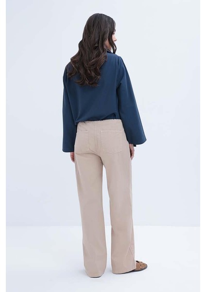 Geniş Paça Gabardin Pantolon S77117A0