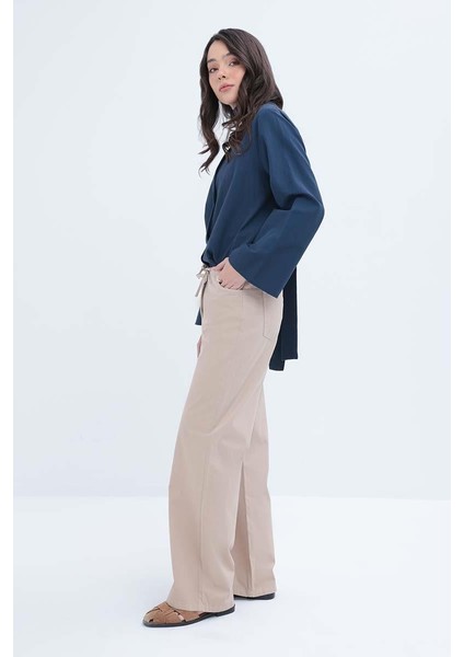 Geniş Paça Gabardin Pantolon S77117A0 indirimleri