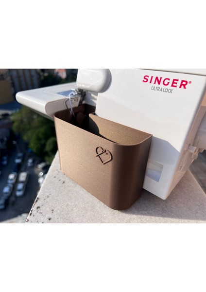 Singer Overlok Makinası Uyumlu Çöp Kutusu Atık Fire Kabı 14sh654 14sh754 14hd854 Hd0405s modelleri