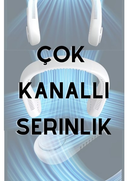 L18 Şarjlı Takılabilir Boyuna Takılabilir Soğutucu Fan Serinletici Mini Klima