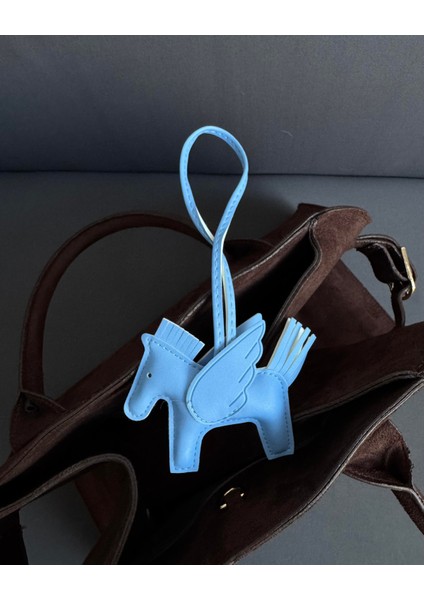 Horse Charm Aksesuar Mavi