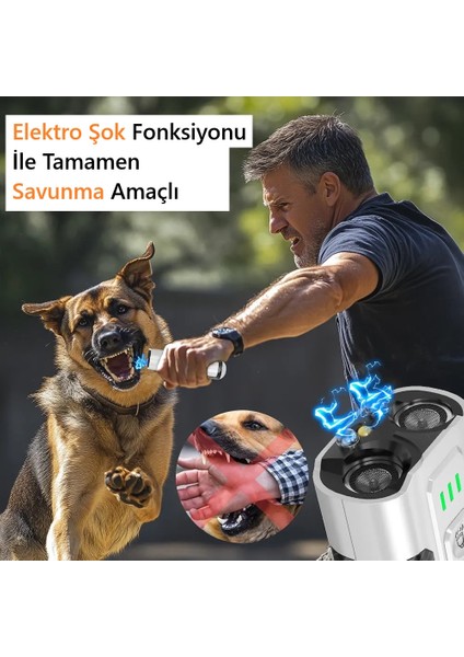 TZ-U59S Şarjlı LED Işıklı Ultrasonik Köpek Eğitici ve Kovucu Cihaz LED Işıklı fırsatları