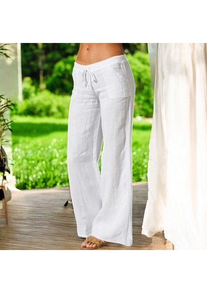 Yazlık Rahat Kesim Kadın Pantolon